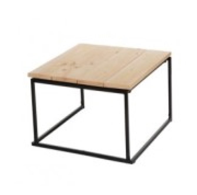 Quadrum SALONTAFEL Zwart | L70 x B70 x H40  YP