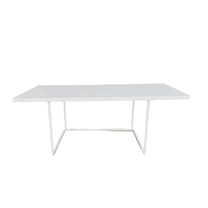 QUADRUM STATAFEL WIT | L200 x B80 x H110  JOLLY