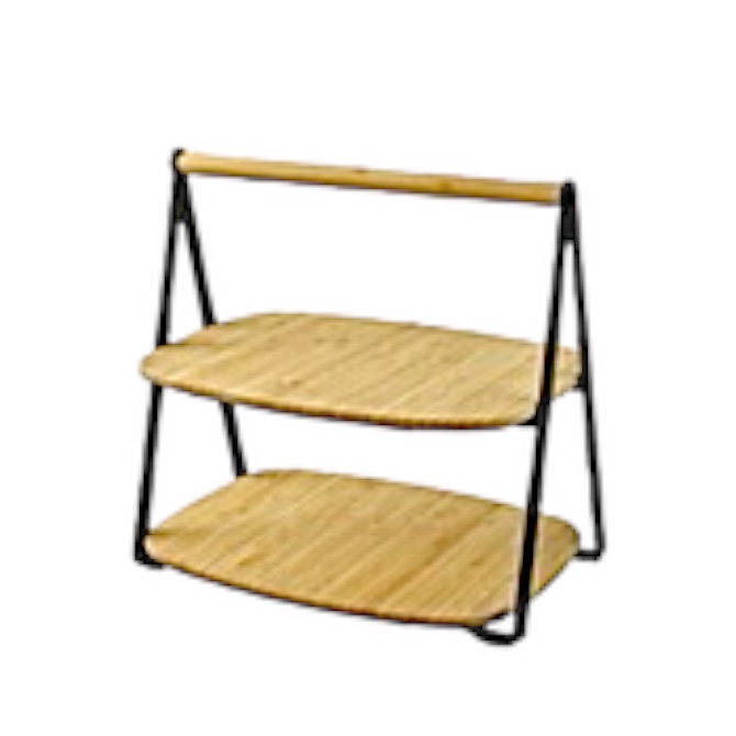 MINI GEBAK ETAGERE 2-LAAGS L x B x H