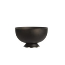 CHAMPAGNE BOWL ZWART OP VOET D31 x H18