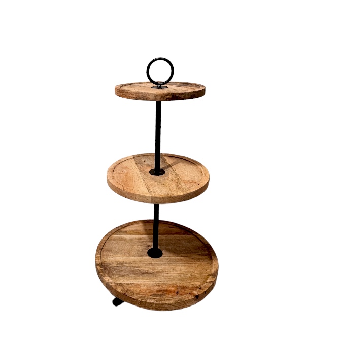 ETAGERE ROND 3-LAAGS H70 + H10/35/61 x D36/29/24