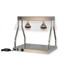 WARMTEBRUG + GRONDPLAAT + 2 LAMPEN 220V L66 x B54 x H83