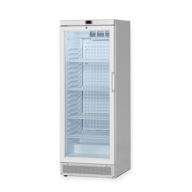 FRIGO STAAND MET GLAZEN DEUR 340 L