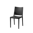 LILI STOEL ZWART L40 x B50 x ZH45/H84 CM