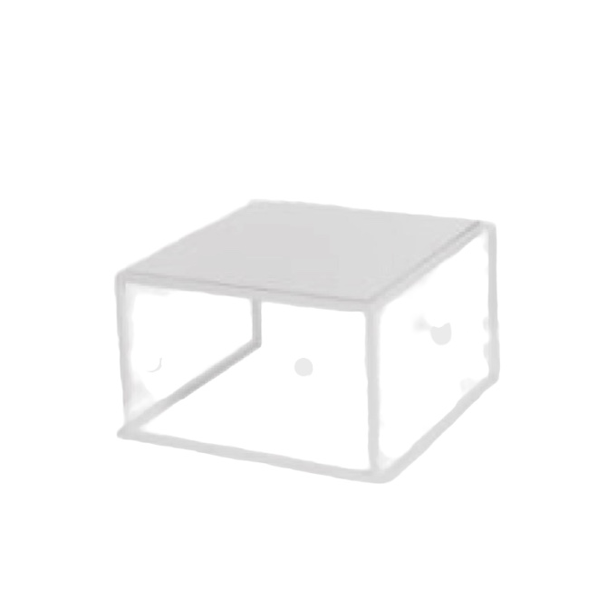 QUADRUM SALON TAFEL WIT | L70 x B70 x H40  WIT