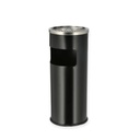 STAANDE ASBAK MET AFVALBAK 12L  D25 x H61 cm