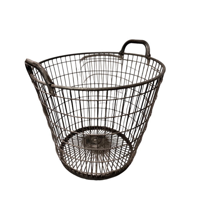VINTAGE IJZEREN MAND  H44 x D46