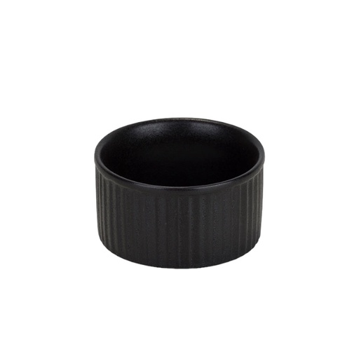 [2405] RAMEKIN ZWART APEROPOTJE  6 cl  D7 x H3,5 cm
