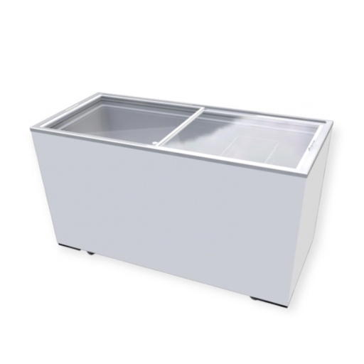 [6502] DIEPVRIEZER SCHUIFDEKSEL GLAS L175 x B63 x H95
