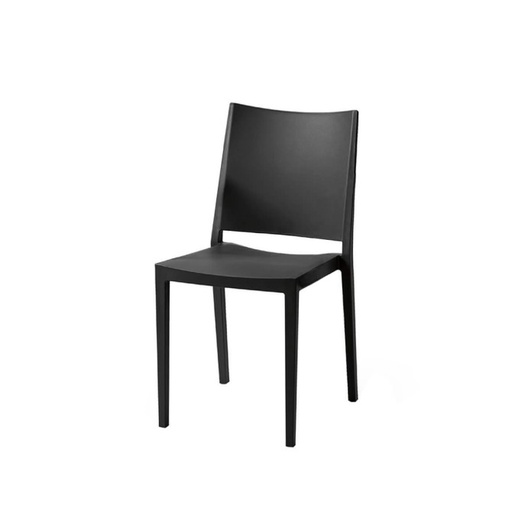 [5003] LILI STOEL ZWART L40 x B50 x ZH45/H84 CM