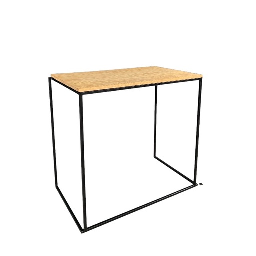 [4355] QUADRUM STATAFEL ZWART | L120 x B70 x H110  YP