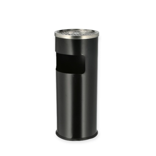 [7020] STAANDE ASBAK MET AFVALBAK 12L  D25 x H61 cm