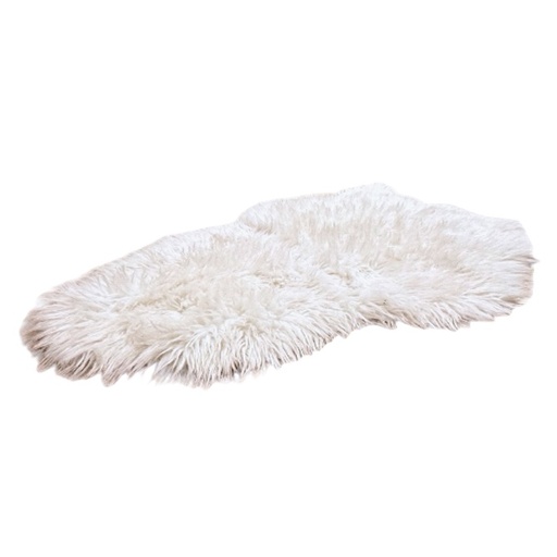 [7400] SCHAPENVACHT ECRU L65 X B90 CM