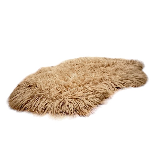 [7401] SCHAPENVACHT BEIGE L65 X B90 